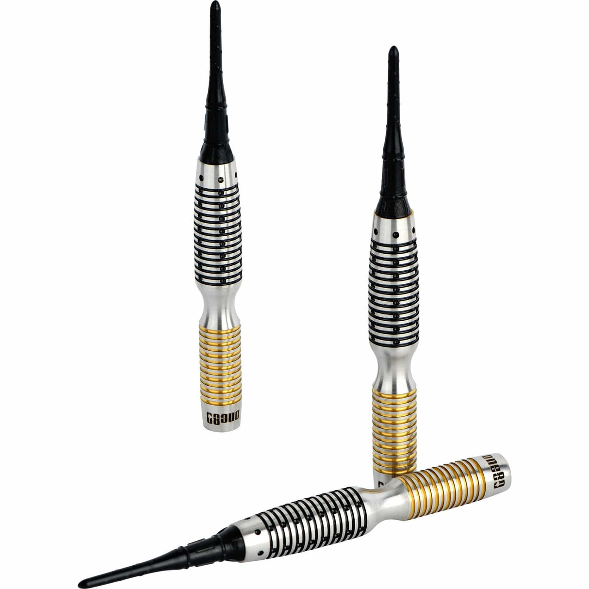 *One80 Ascent Darts - Soft Tip - S03 - Black & Gold