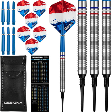 Designa Patriot-X Darts - Soft Tip - Holland 20g
