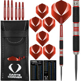 *Darts Corner Firescar Darts - Steel Tip - M2 - Red Ring 23g
