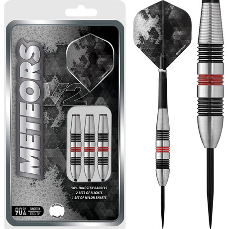 Designa Meteors 90 V2 Darts - Steel Tip - M2 - Ringed 34g