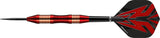 *Designa Mako Darts - Steel Tip Electro Brass - Micro Grip - Red