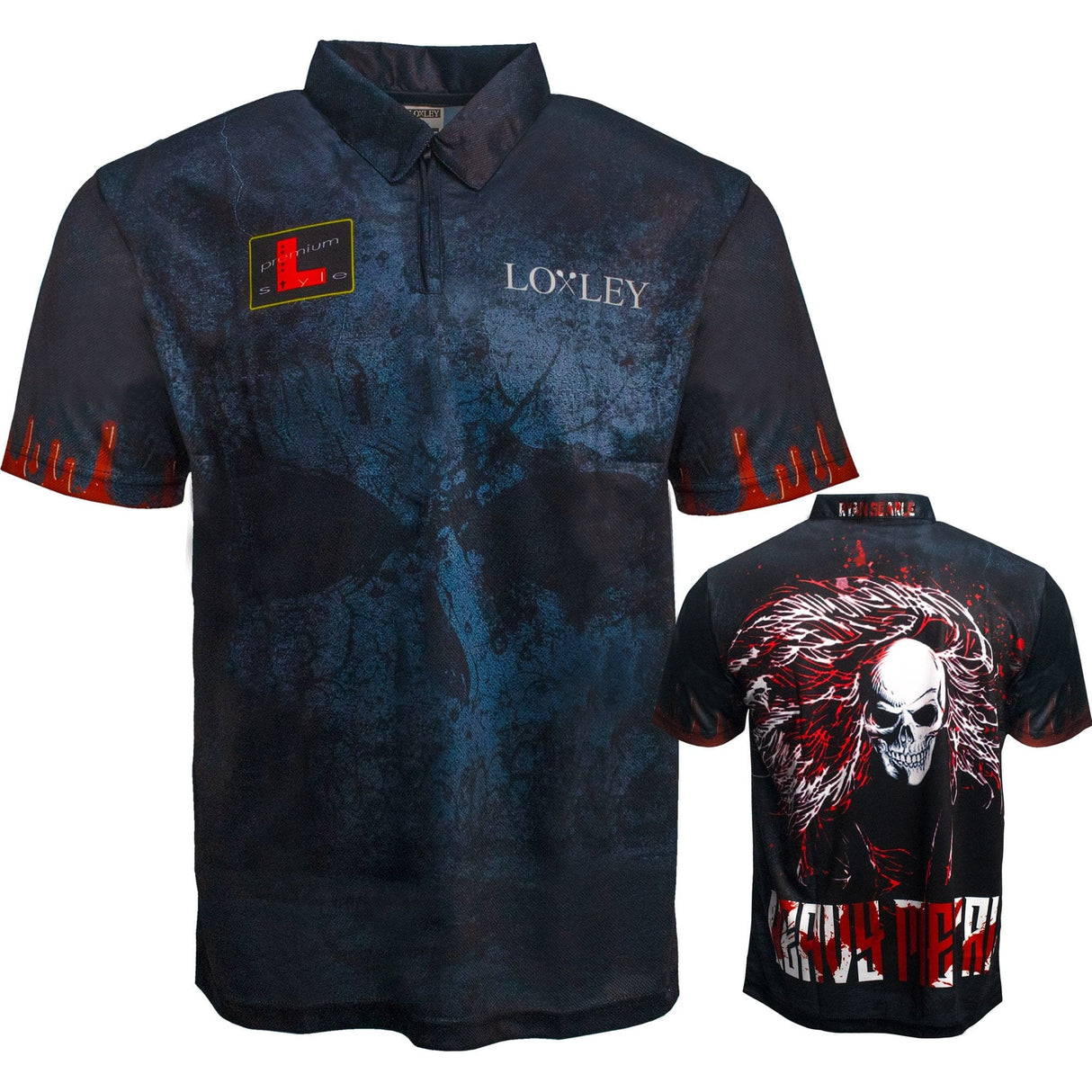 *Loxley Ryan Searle Dart Shirt - Heavy Metal - Phase 2 Small
