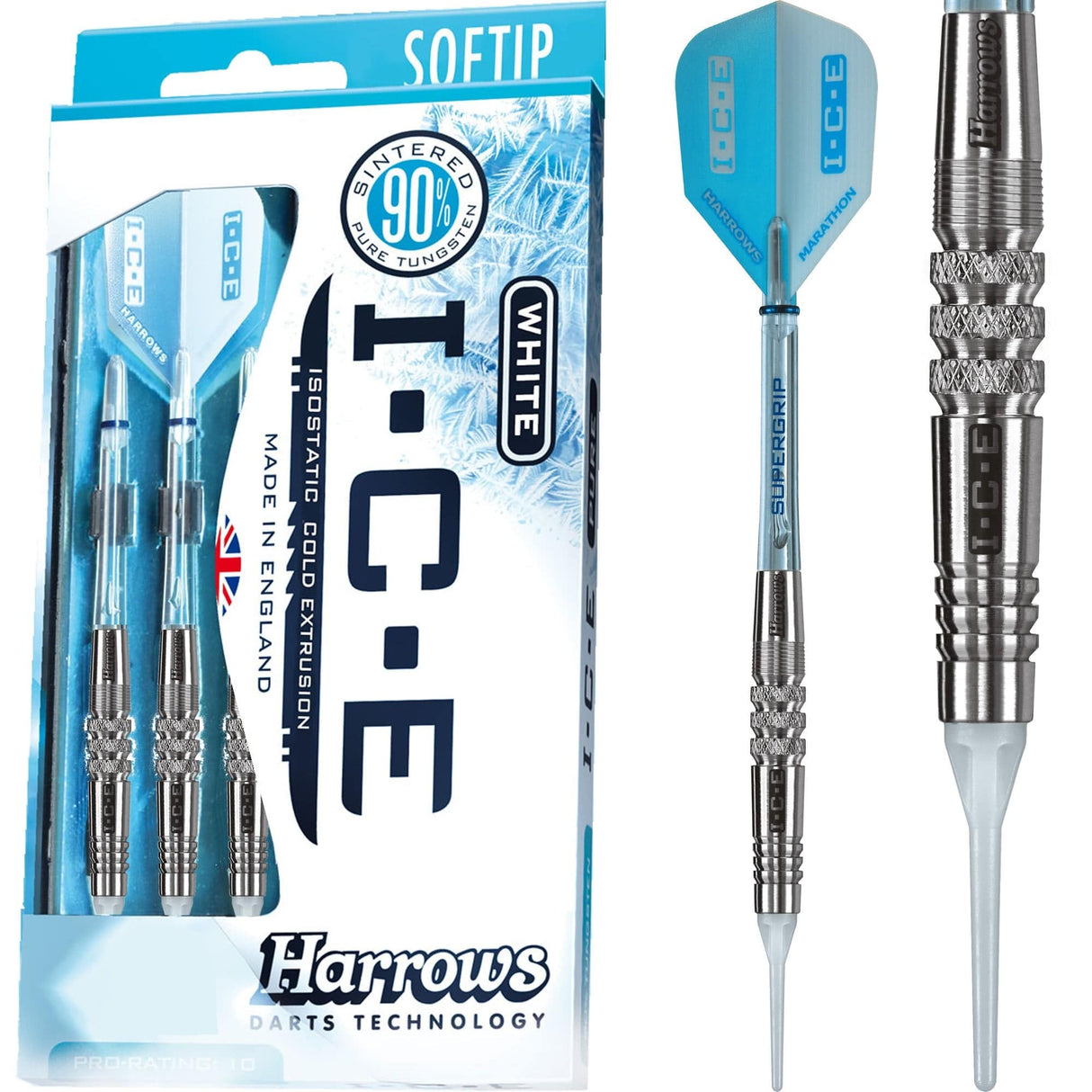 *Harrows I.C.E. Darts - Soft Tip Tungsten - ICE - Blizzard