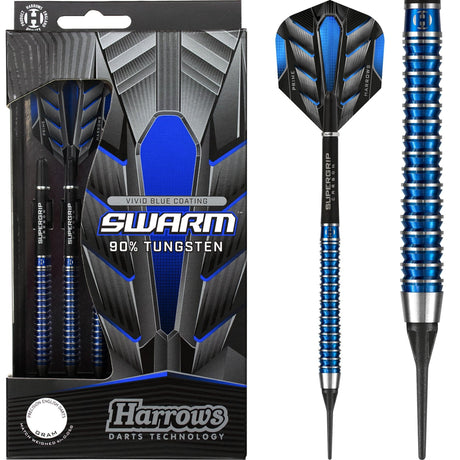 *Harrows Swarm Darts - Soft Tip - Electric Blue 18g