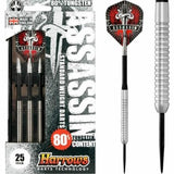 Harrows Assassin Darts - Steel Tip - Std - Ringed - 25g 25g