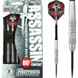 Harrows Assassin Darts - Steel Tip - Std - Knurled - 26g 26g