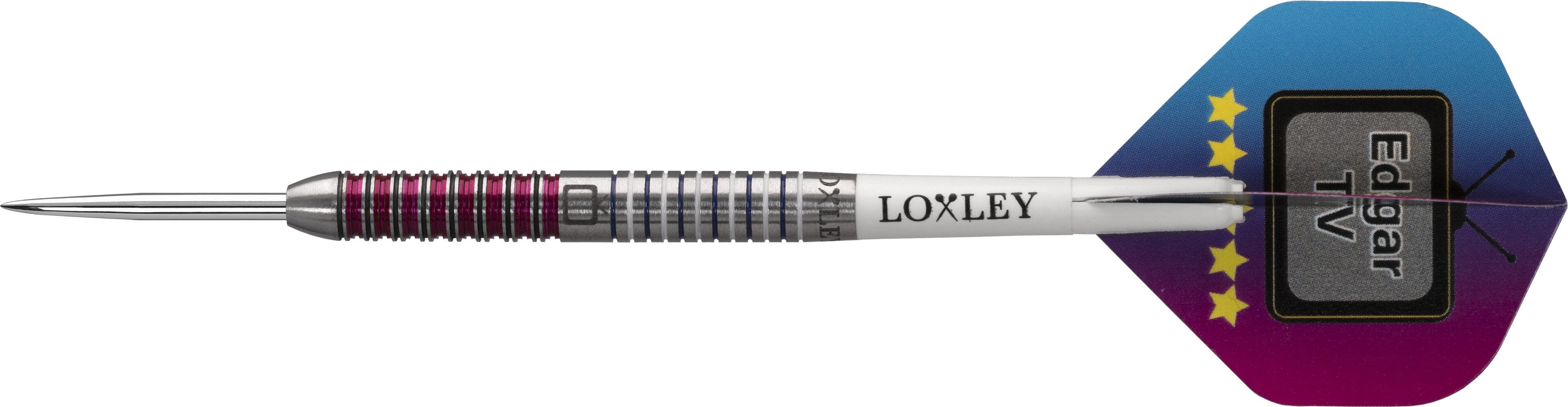 *Loxley Matthew Edgar Darts Steel Tip Ringed Grip
