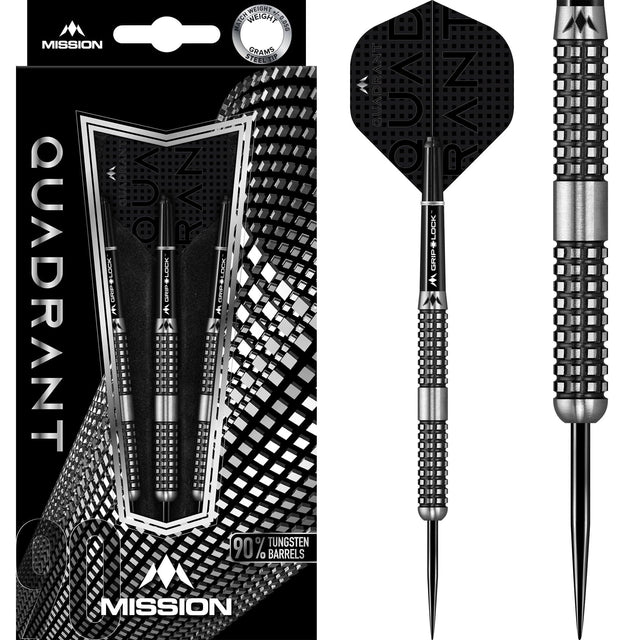 *Mission Quadrant Darts - Steel Tip - M4 - Quad Grip 21g