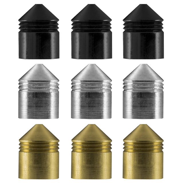 *One80 Vice Lock System - Shaft Caps - Black - Pack 6
