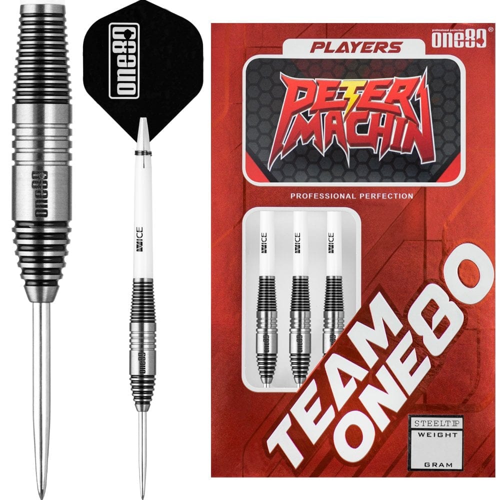 One80 Peter Machin Darts - Steel Tip Tungsten - 23g 23g