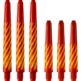 *Designa Spiroline Shafts - Nylon Stems - Red & Yellow