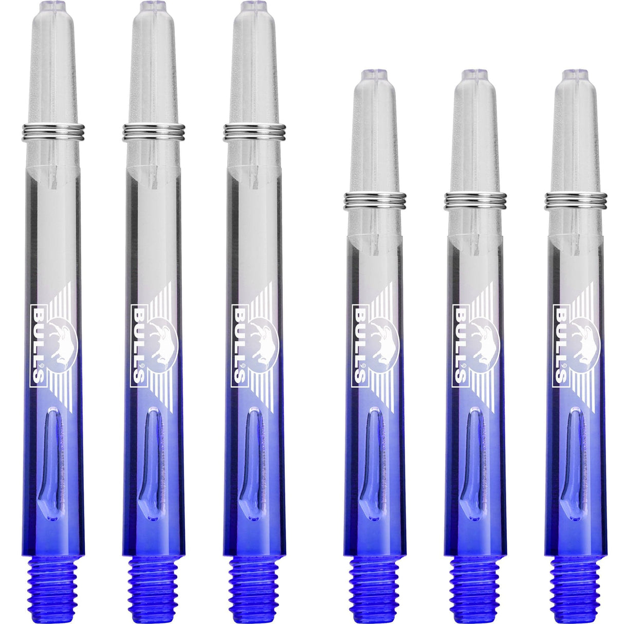 Bulls X-Ray Shafts - Dart Stems - Gradient - Blue