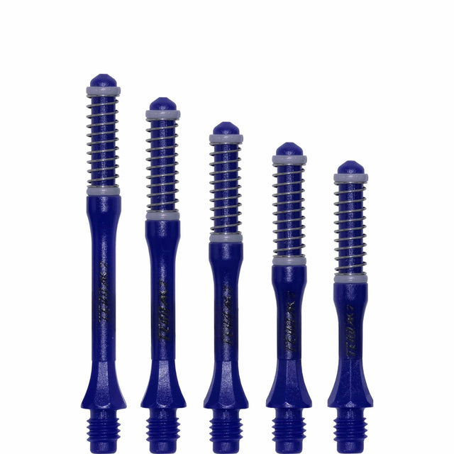 *Cuesoul - Dart Shafts - Tero Flight System - AK7 - Slim - Set of 4 - Navy Blue
