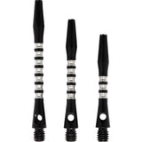 *Shot Pyramid Dart Shafts - Aluminium Anodised - Black