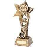 *Twisted Star Design with Dartboard - Resin Trophy Award