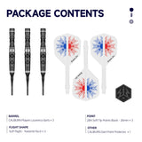 Caliburn Players Darts - Soft Tip - 90% Tungsten - Lourenco 21g