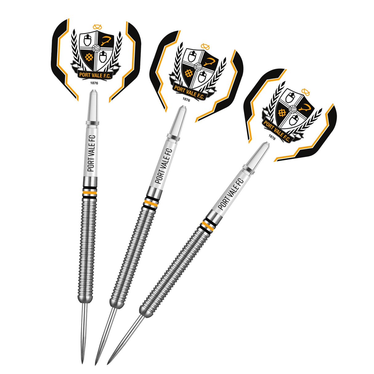 Port Vale FC - Official Licensed - The Valiants - Steel Tip Darts - Tungsten - 24g