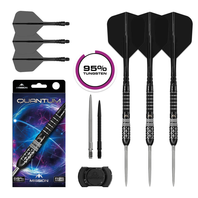 Mission Quantum R2.5 Darts - Steel Tip - 95% Tungsten
