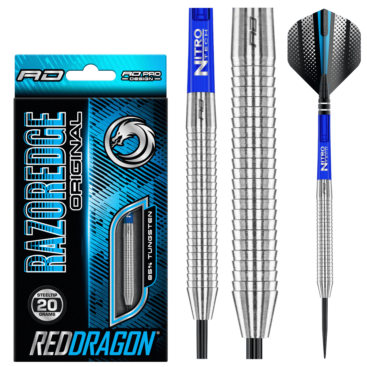 Red Dragon Razoredge Darts - Steel Tip - 85% Tungsten - Original