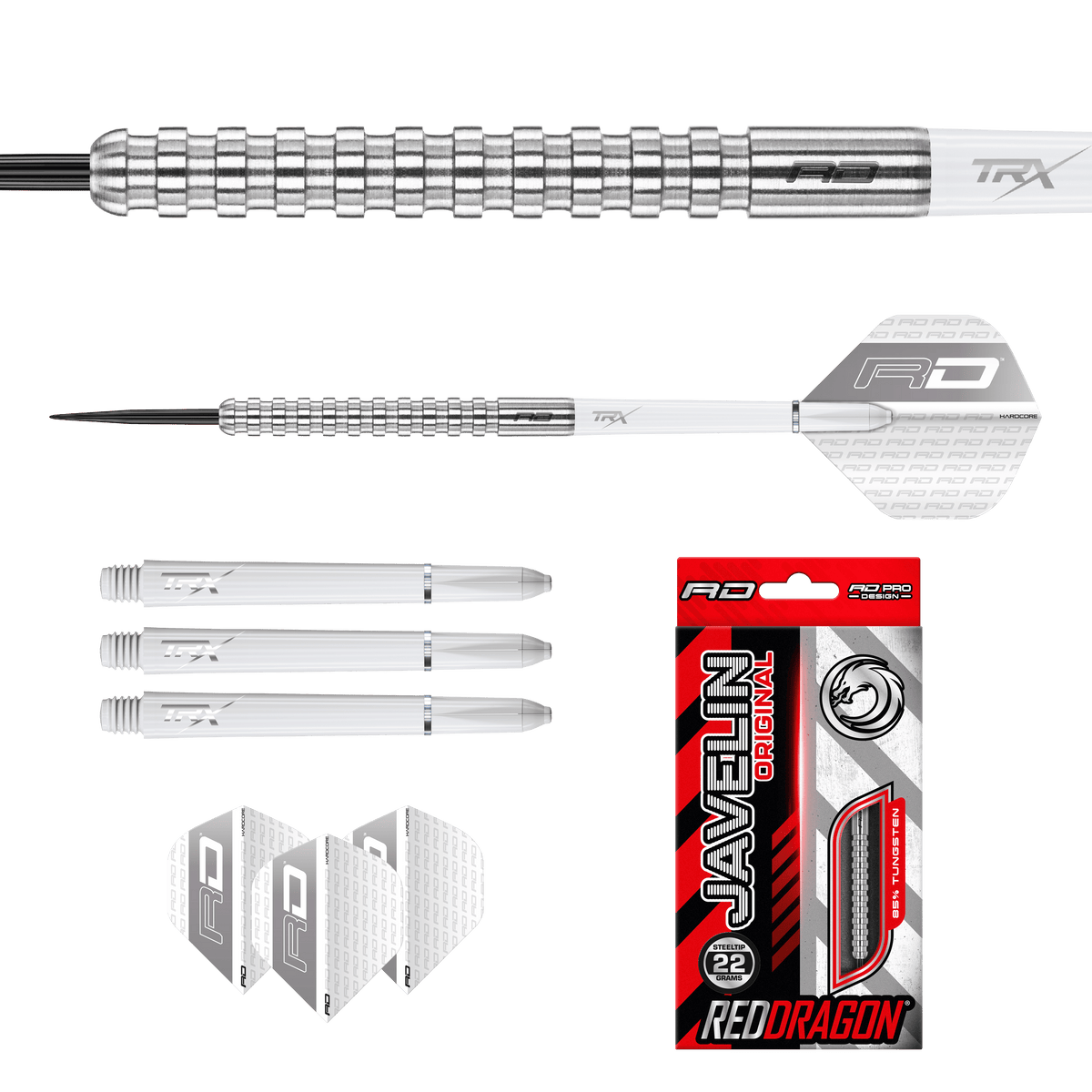 Red Dragon Javelin Darts - Steel Tip - 85% Tungsten