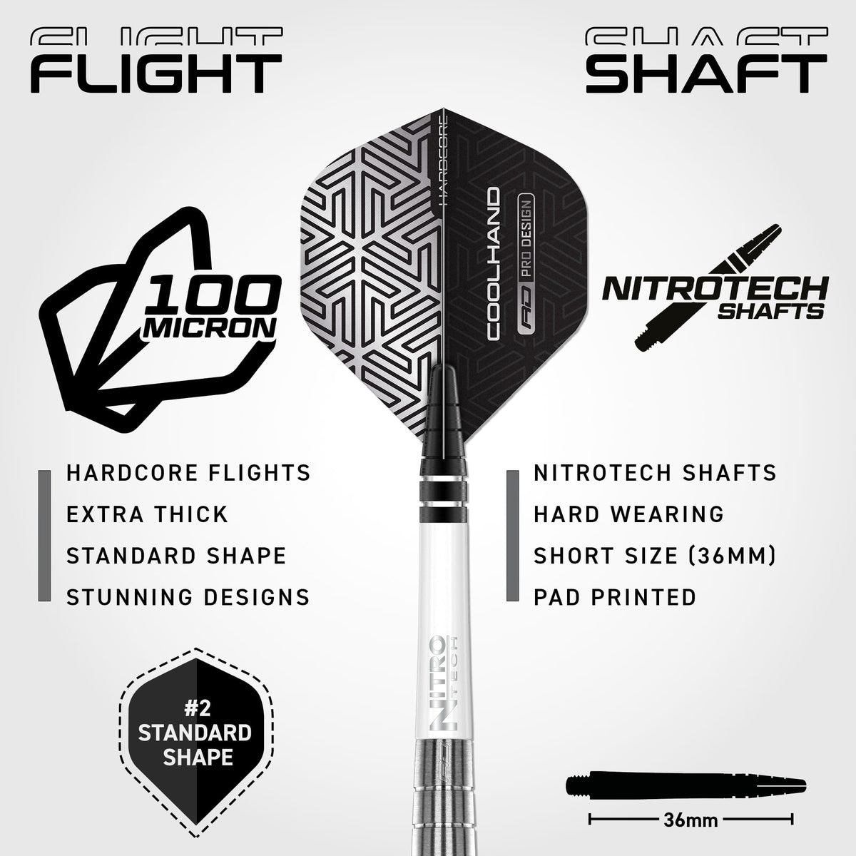 Red Dragon Luke Humphries Darts - Steel Tip - 90% Tungsten - TX1