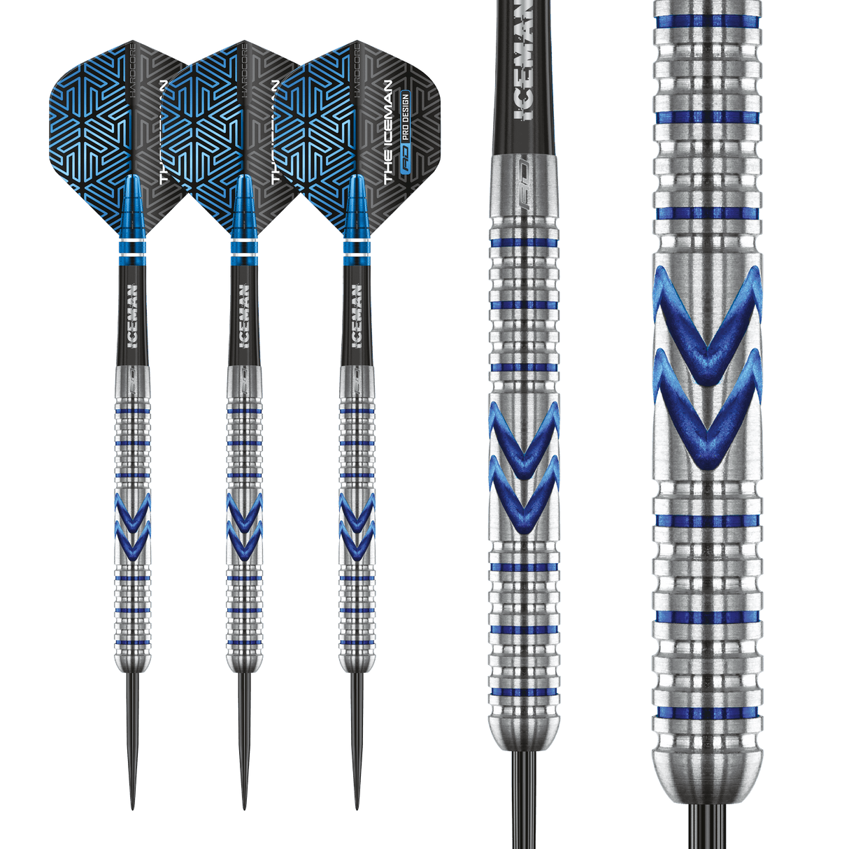 Red Dragon Gerwyn Price Darts - Steel Tip - 90% Tungsten - Midnight