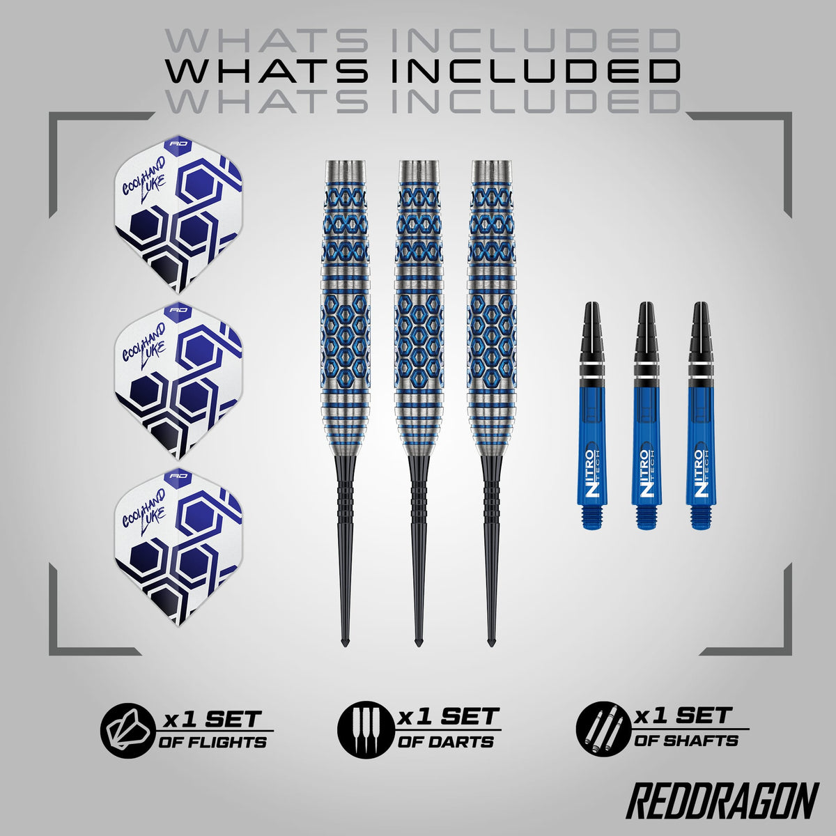 Red Dragon Luke Humphries Darts - Steel Tip - 90% Tungsten - TX5