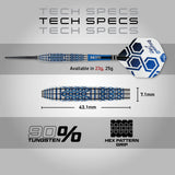 Red Dragon Luke Humphries Darts - Steel Tip - 90% Tungsten - TX5