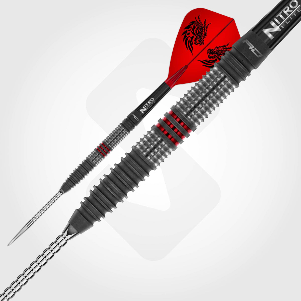 Red Dragon Jonny Clayton Switch Darts - Steel Tip - 90% Tungsten - Hiraeth