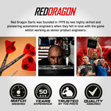 Red Dragon Jonny Clayton Switch Darts - Steel Tip - 90% Tungsten - Hiraeth