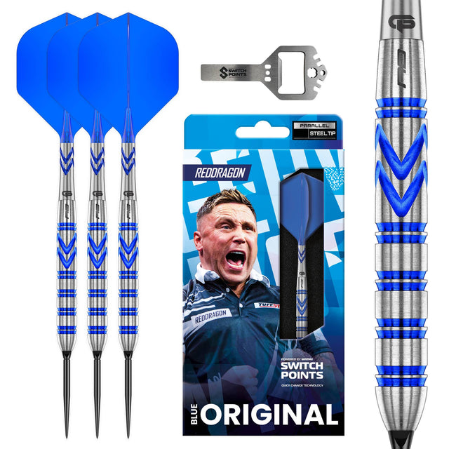 Red Dragon Gerwyn Price Switch Darts - Steel Tip - 90% Tungsten - Original