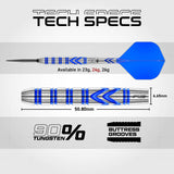 Red Dragon Gerwyn Price Switch Darts - Steel Tip - 90% Tungsten - Original