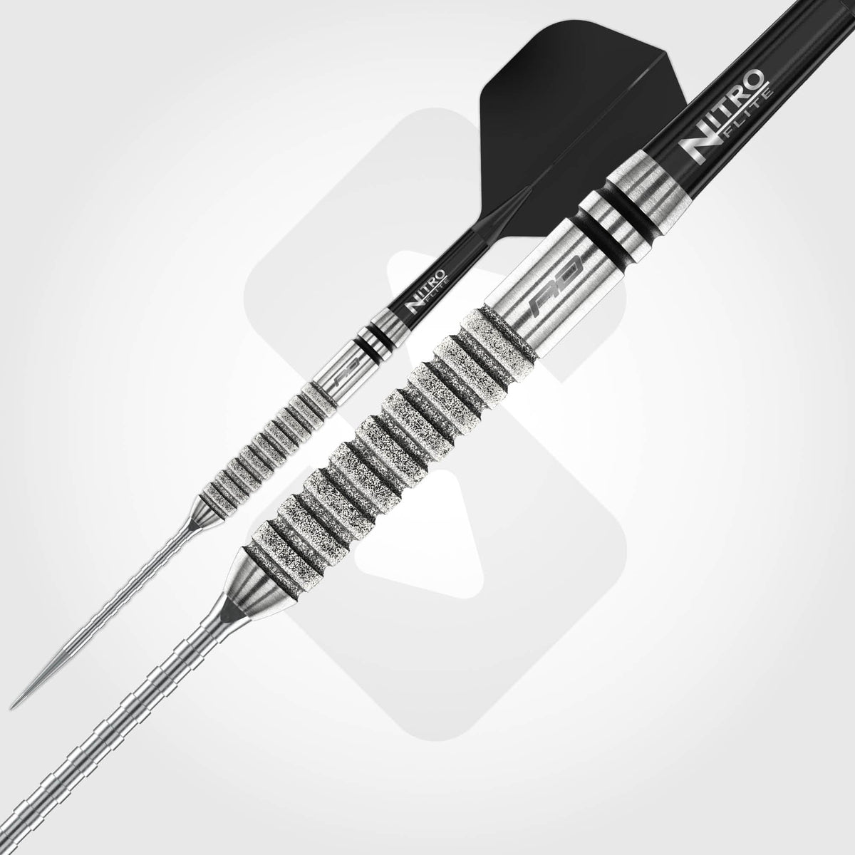 Red Dragon Gian van Veen Switch Darts - Steel Tip - 90% Tungsten - Diamond