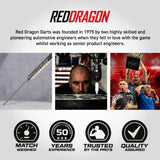 Red Dragon Gian van Veen Switch Darts - Steel Tip - 90% Tungsten - Diamond