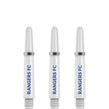 Rangers FC Nylon Shafts - Dart Stems with Springs - RFC Football - White