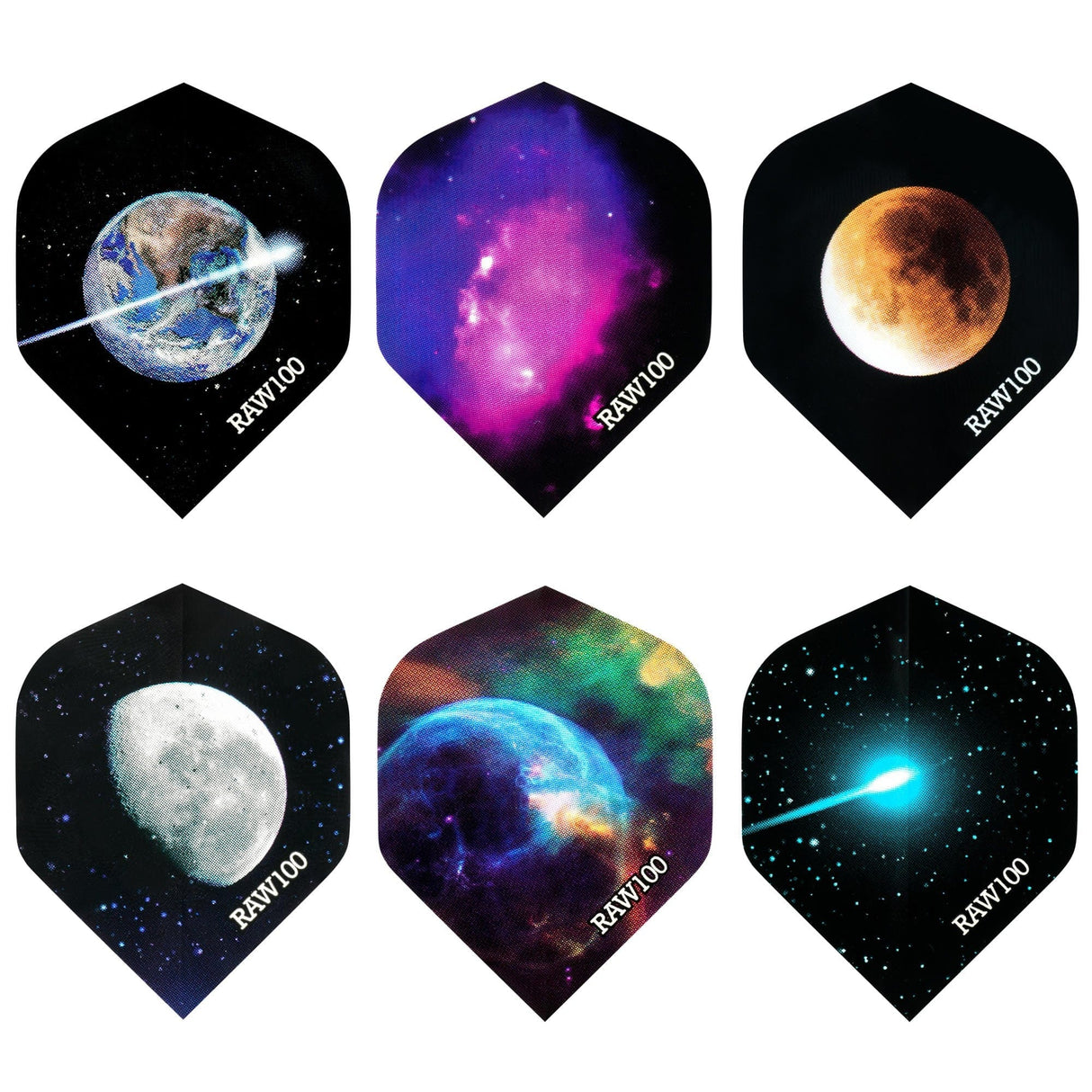*Dart Flights - Raw 100 - 100 Micron - Std - Space