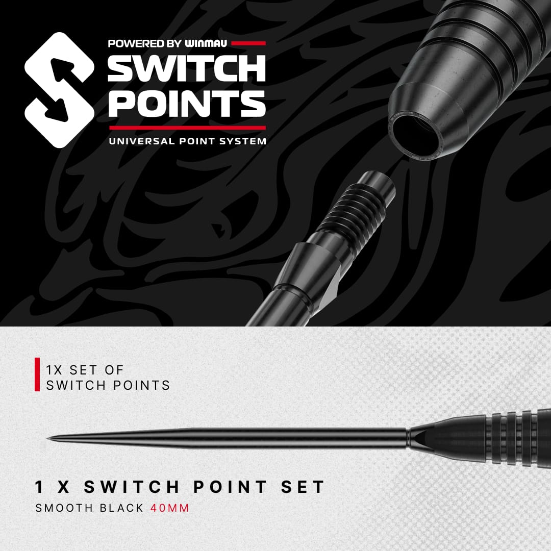 Red Dragon Jonny Clayton Darts - Steel Tip - 90% Tungsten - ADV