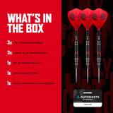 Red Dragon Jonny Clayton Darts - Steel Tip - 90% Tungsten - Pro