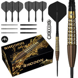 Mission Rhodon Darts - Steel Tip - 95% Tungsten - Bronze & Gold PVD