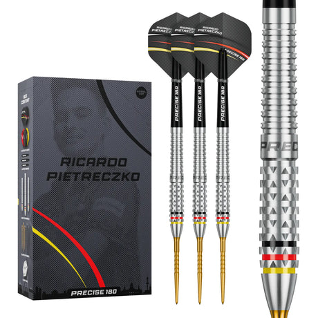 Precise 180 Ricardo Pietreczko Darts -Steel Tip - 90% Tungsten