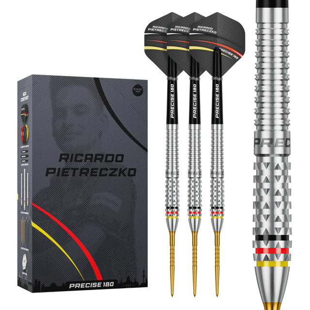 Precise 180 Ricardo Pietreczko Darts -Steel Tip - 90% Tungsten