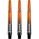 Ruthless Deflectagrip Plus Dart Shafts - Polycarbonate Stems with Springs - Orange Medium