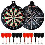Ruthless Battle Board - Family Dartboard Game inc. 2 sets of darts - Two Sided - Magnetic & Paper