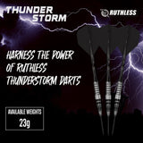 Ruthless Thunderstorm Darts - Steel Tip - 90% Tungsten 23g