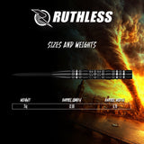 Ruthless Tornado Darts - Steel Tip - 90% Tungsten 24g