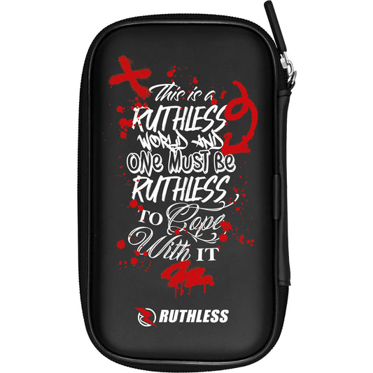 Ruthless Designed EVA Dart Case - Large - Black - One Must Be Ruthless