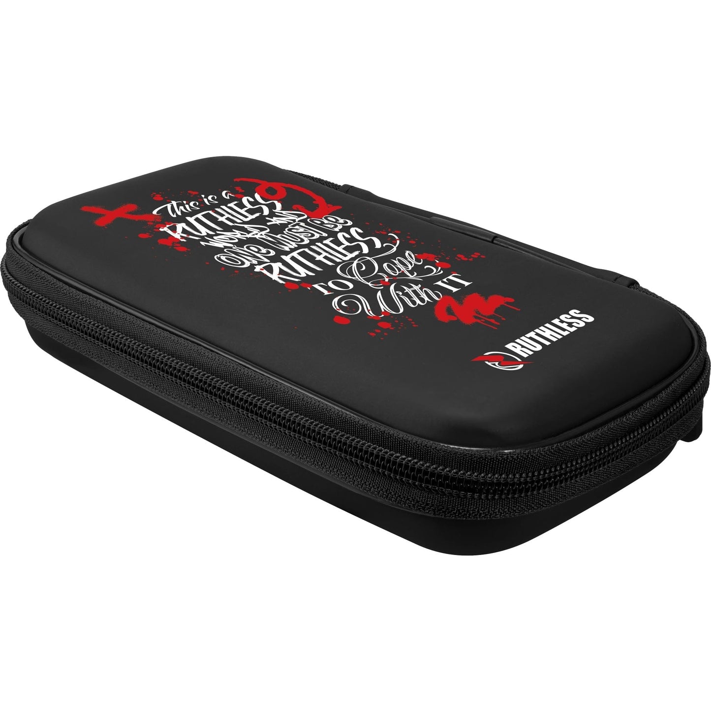 Ruthless Designed EVA Dart Case - Large - Black - One Must Be Ruthless