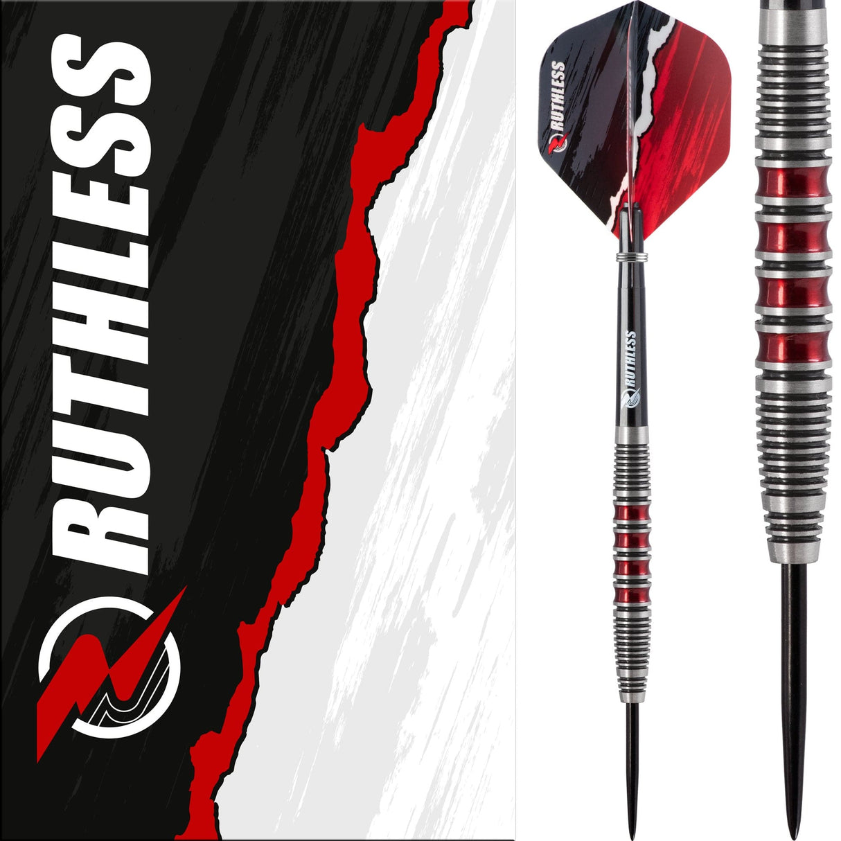 Ruthless Red Falcon Darts - Steel Tip Tungsten - Red 22g