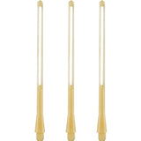 Unicorn Slikstik Nylon Dart Shafts - Side Loading - White Medium