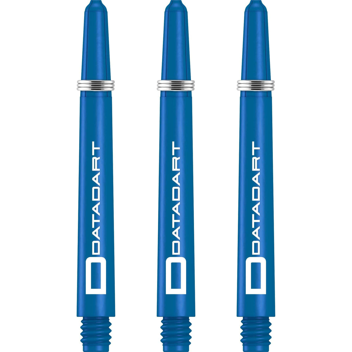 Datadart Signature Nylon Shafts - Stems with Springs - Blue Medium